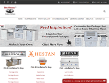 Tablet Screenshot of bigridgeoutdoorkitchens.com